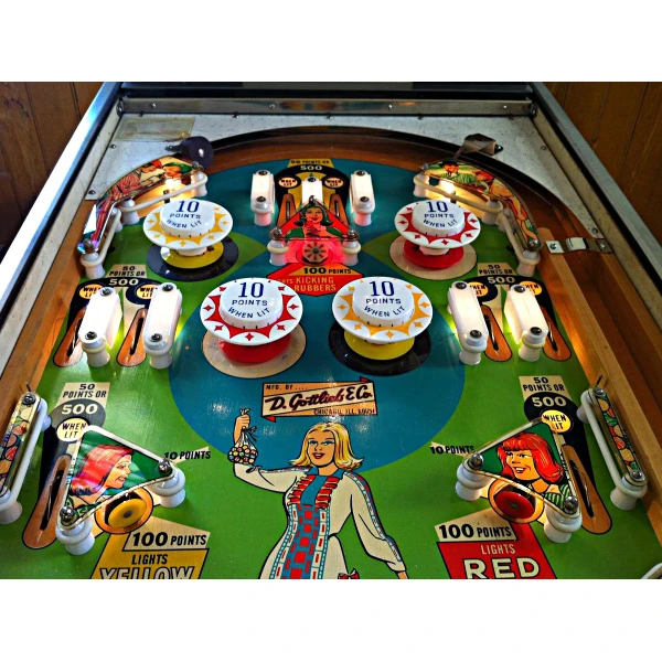 MIBS Pinball Machine Gottlieb 1969
