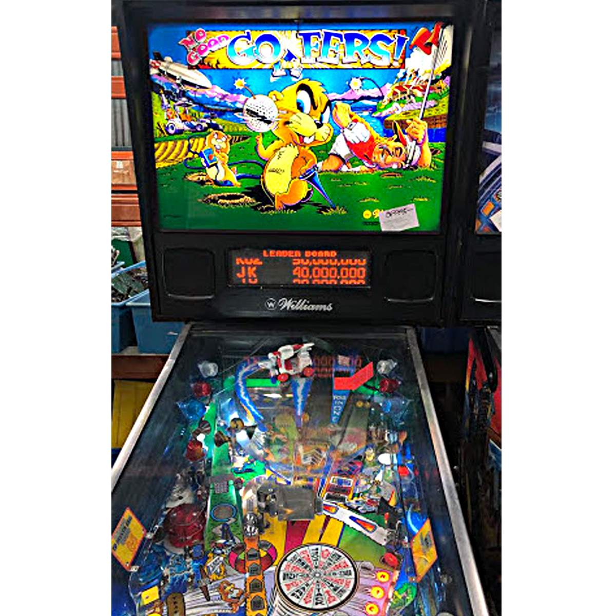 No Good Gofers Pinball Machine - Elite Home Gamerooms