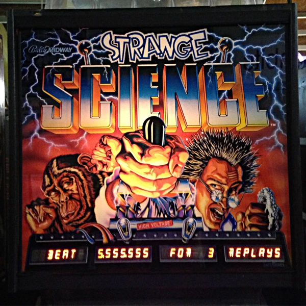 Strange Science Pinball Machine