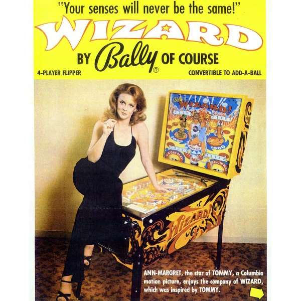 Bally Wizard! Pinball Machine