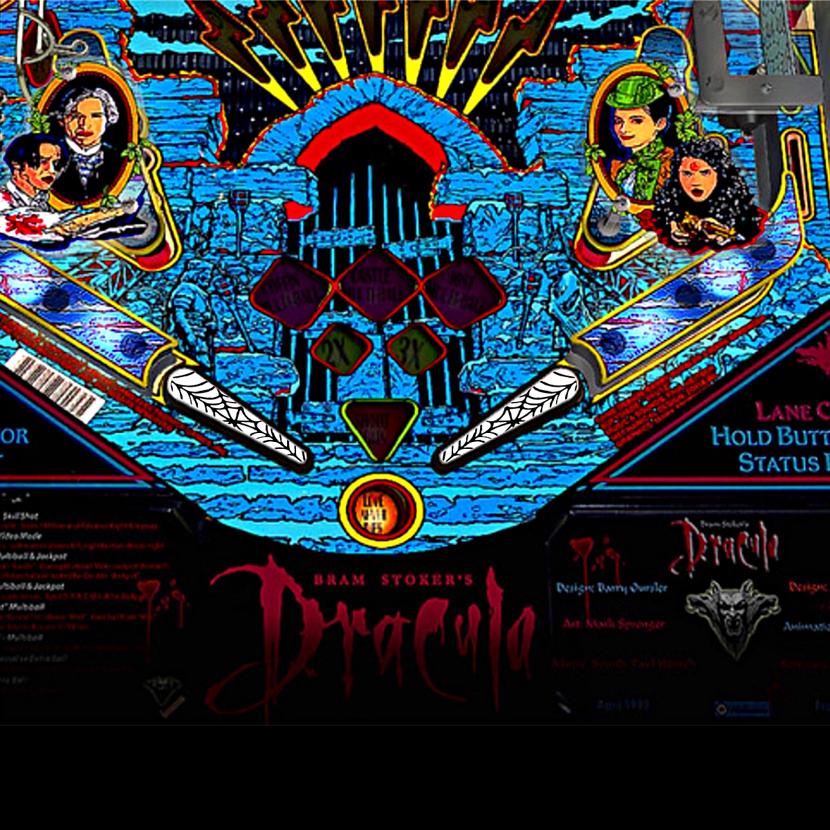 Bram Stoker's Dracula Pinball Machine Elite Home Gamerooms
