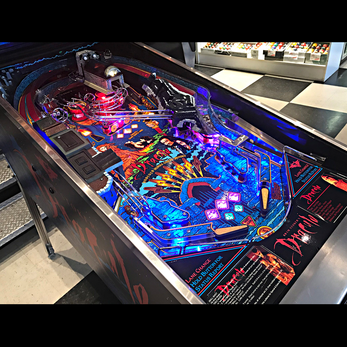 Bram Stoker's Dracula Pinball Machine Elite Home Gamerooms
