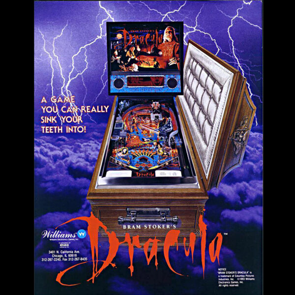 Dracula Pinball Machine