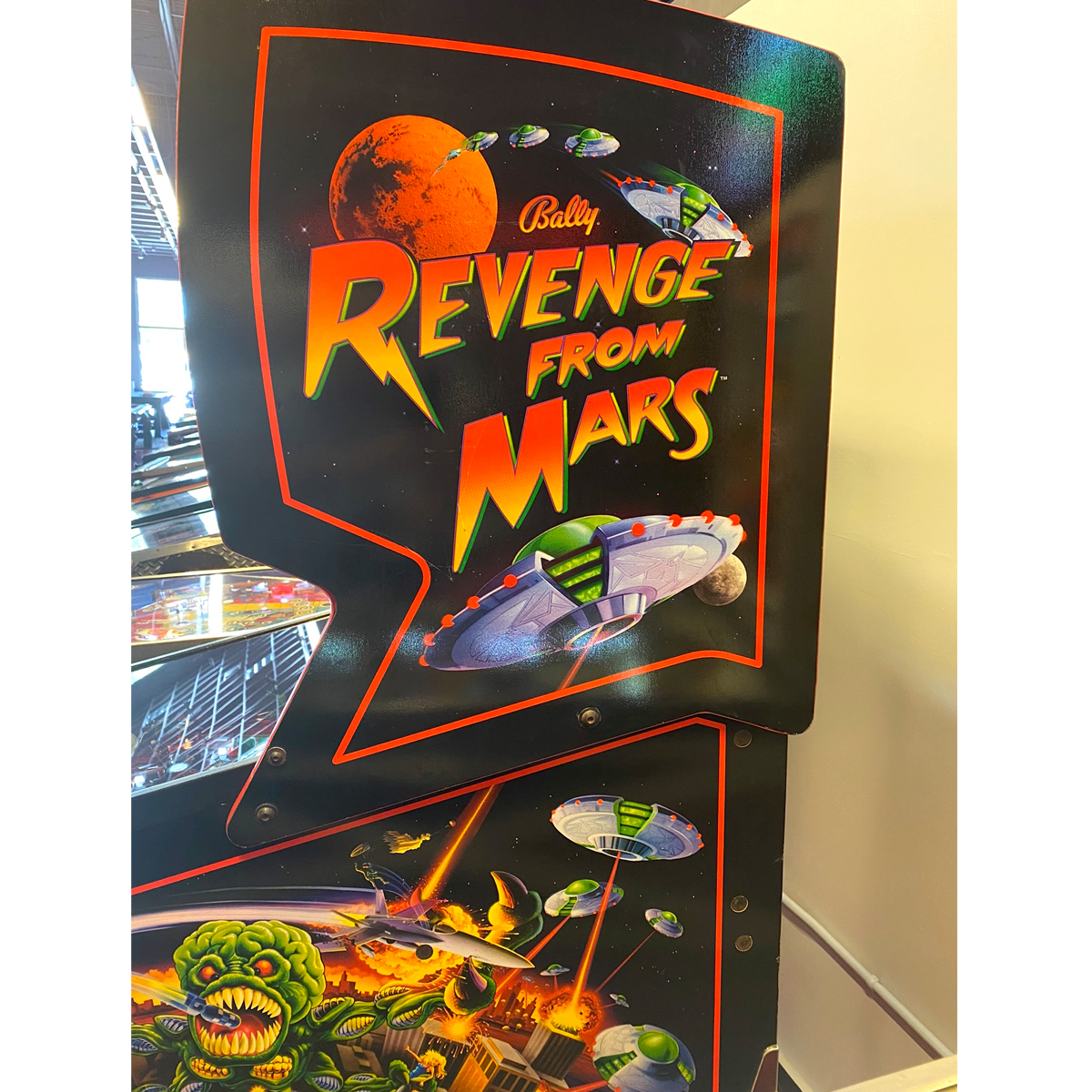 Revenge From Mars Pinball Machine 1