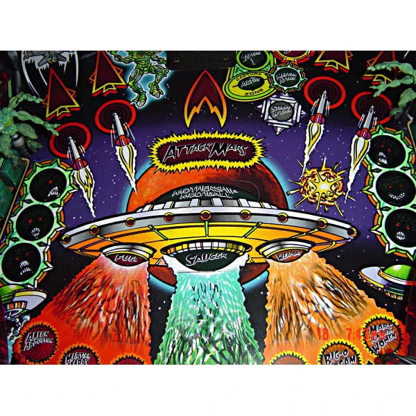 Revenge From Mars Pinball Machine