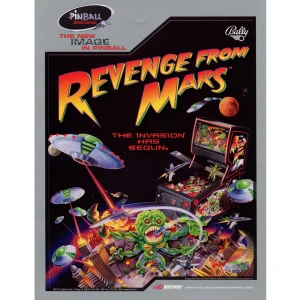 Revenge From Mars Pinball Machine