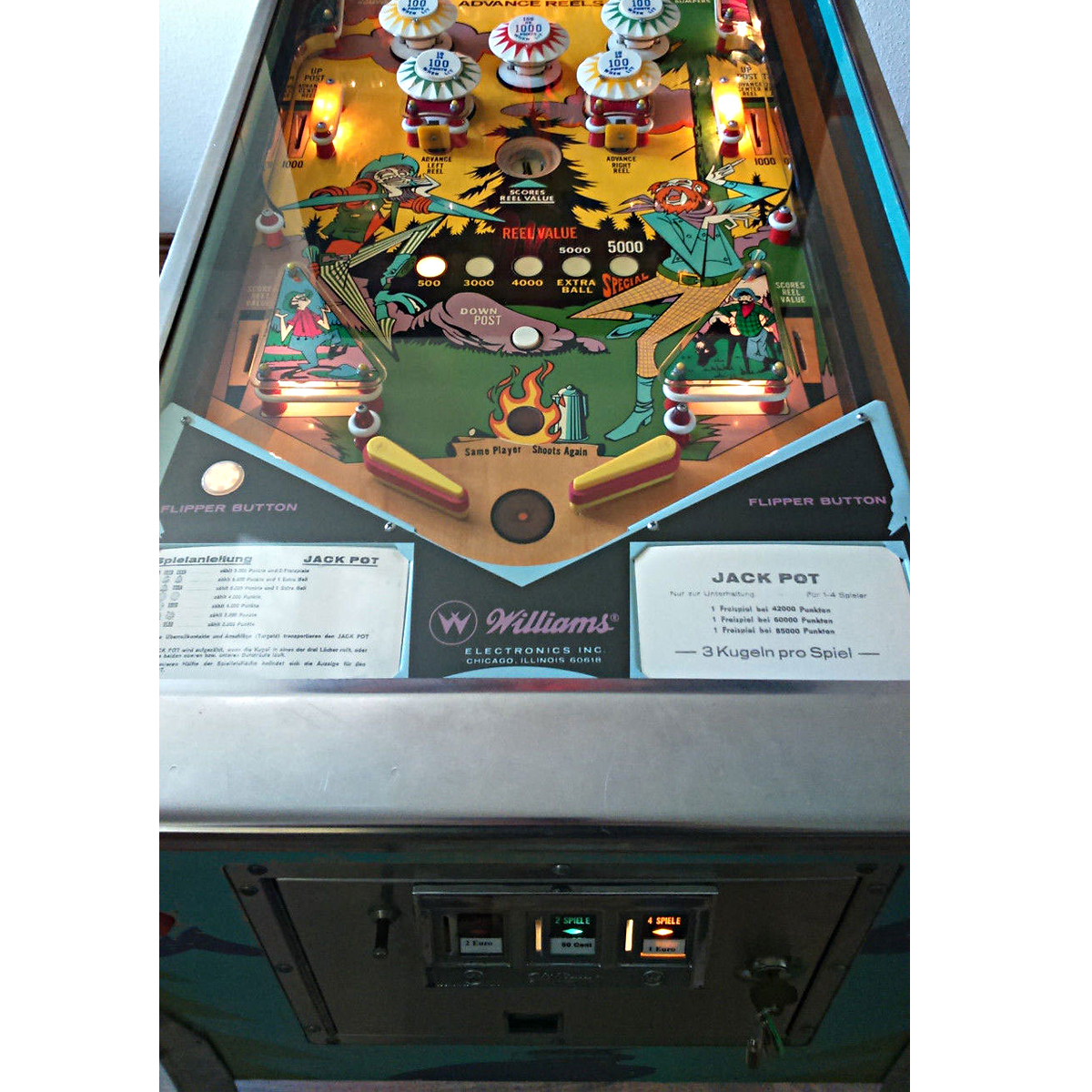 Jackpot Pinball Machine Elite Home Gamerooms