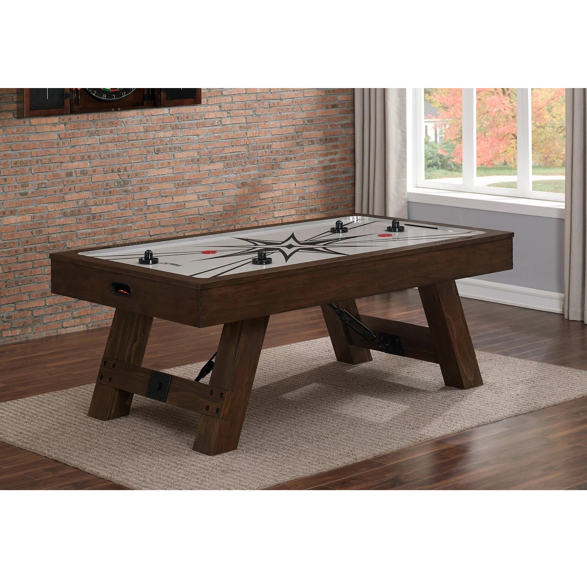 Rustic Air Hockey Table Elite Home Gamerooms