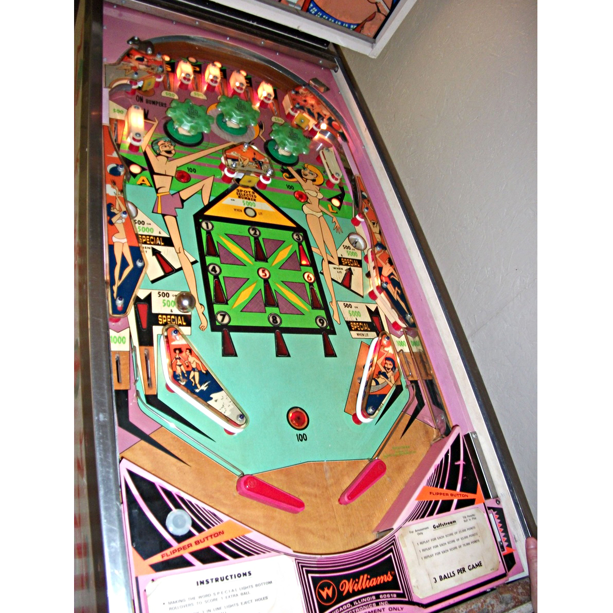 Gulfstream Pinball Machine Elite Home Gamerooms