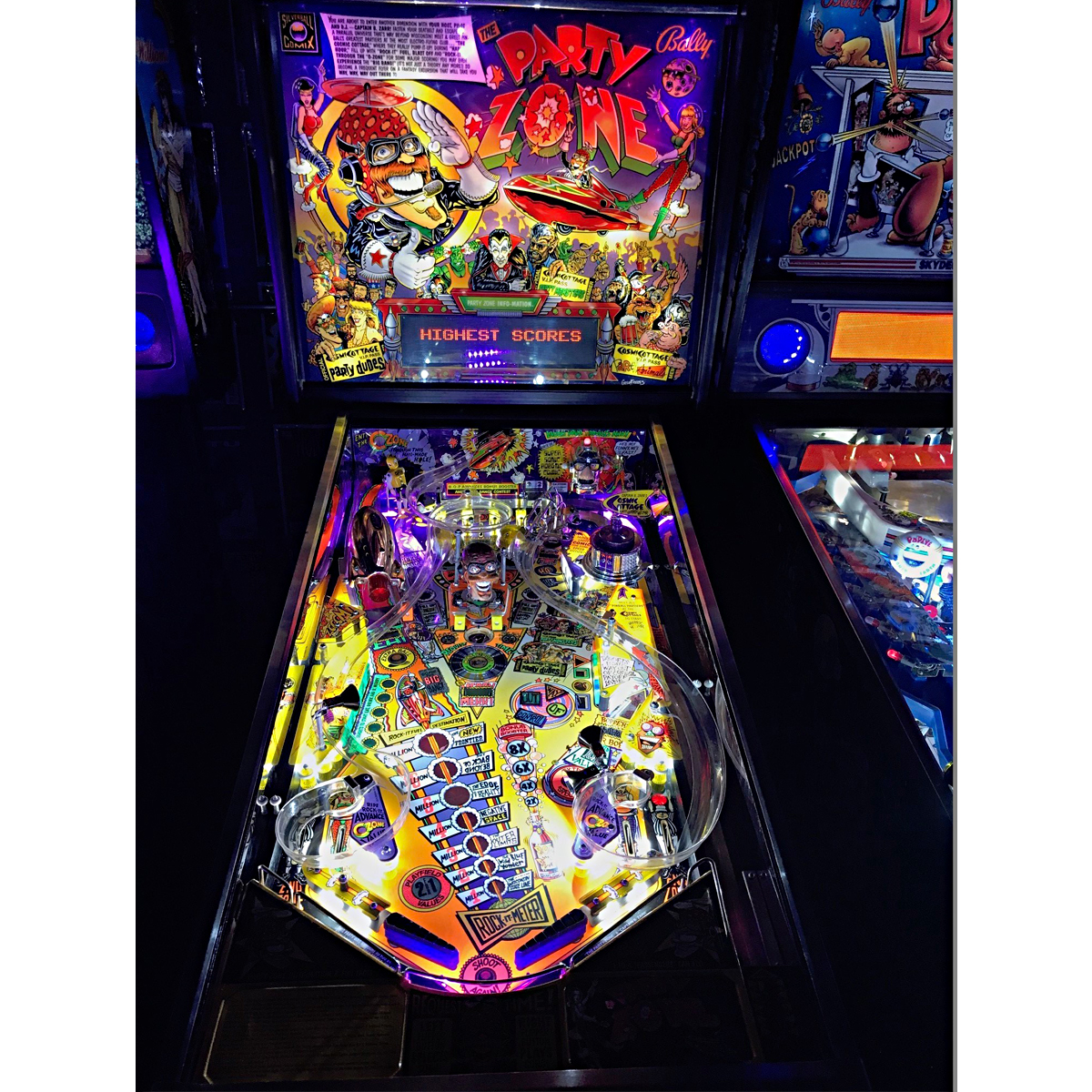 Party Zone Pinball Machine Elite Home Gamerooms