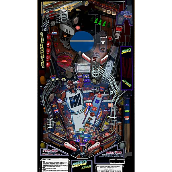 Shaq Attaq Pinball Machine