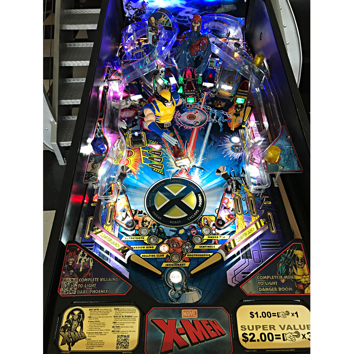 XMen Pro Pinball Machine Elite Home Gamerooms
