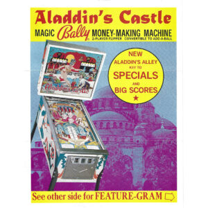 Aladdin's Castle Pinball Machine
