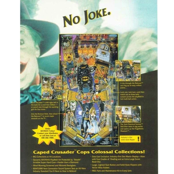 Batman Pinball Data East