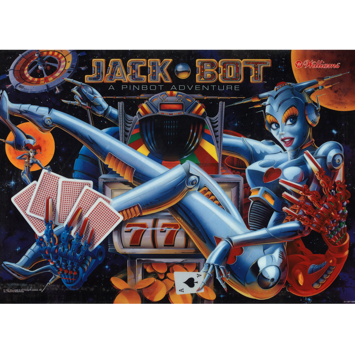 Jack Bot Pinball Machine Elite Home Gamerooms Order Now!