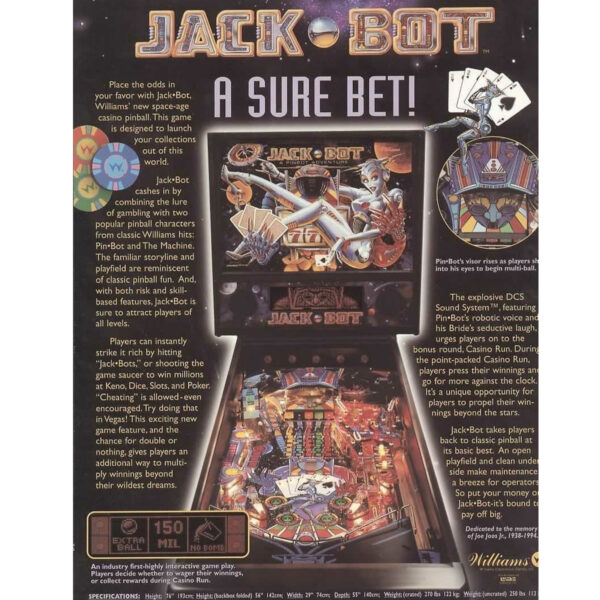 Jack Bot Pinball Machine