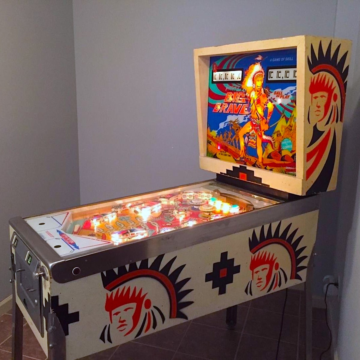 Big Brave Pinball Machine | Elite Home Gamerooms | Order Now!