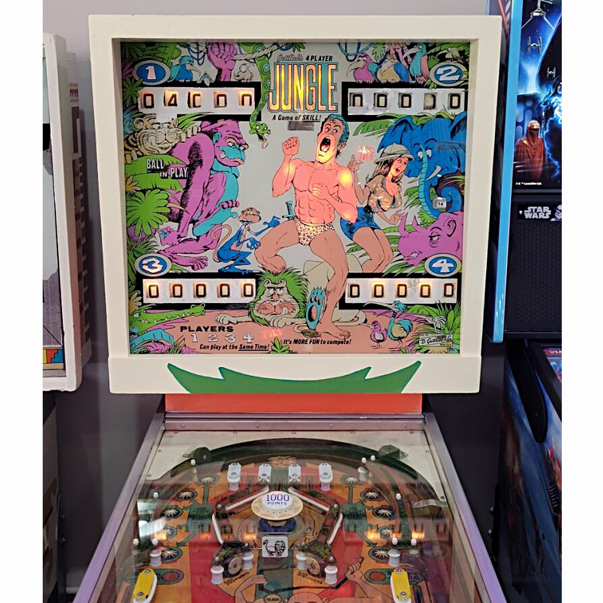 Jungle Pinball Machine Elite Home Gamerooms Order Now!