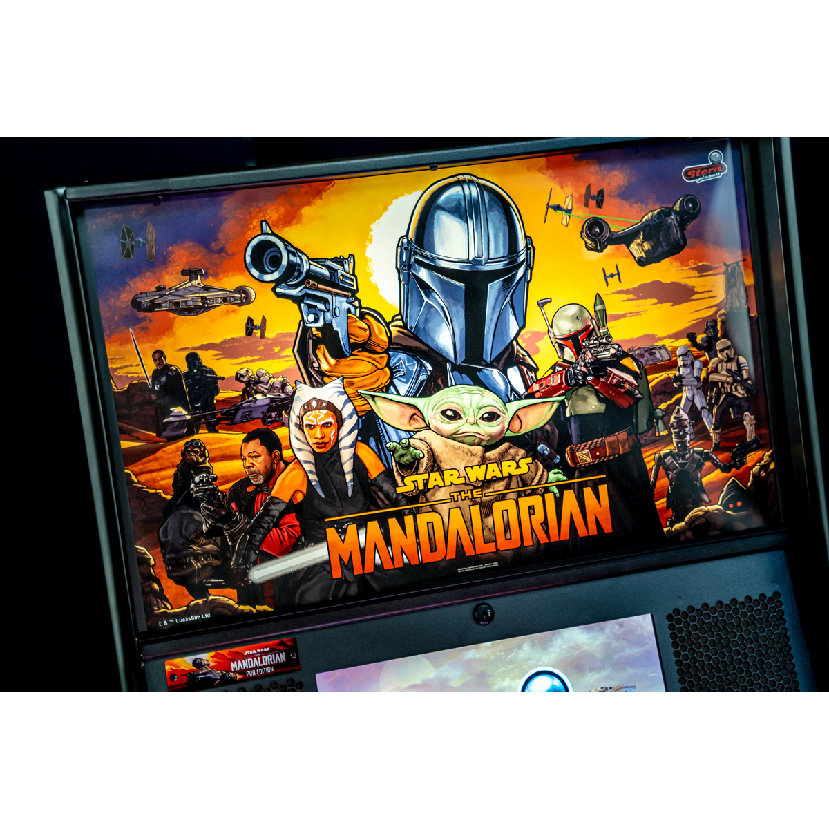 The Mandalorian Pro Pinball Machine Elite Home Gamerooms