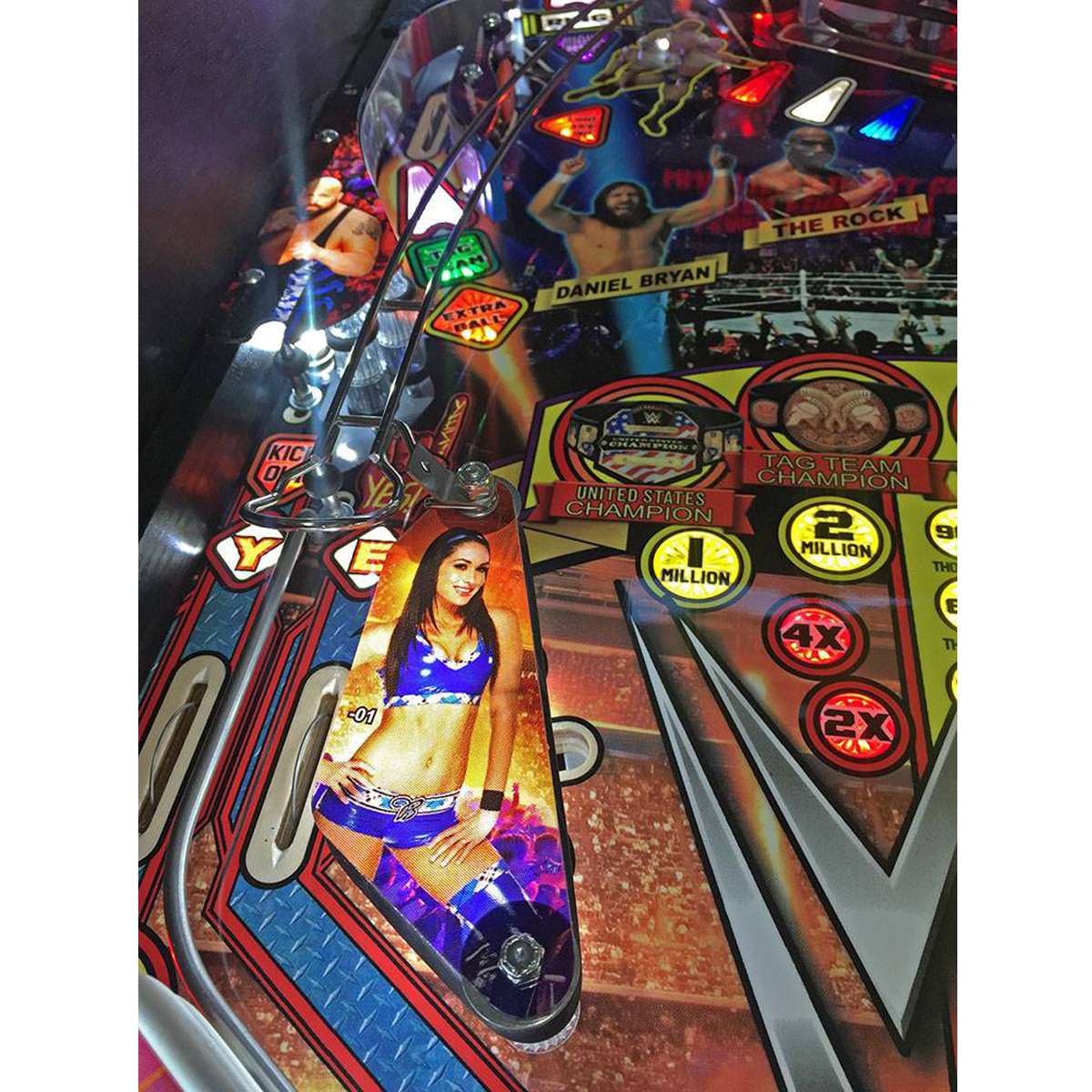 WWE Legends of Wrestlemania Pro Pinball Machine Elite Home Gamerooms