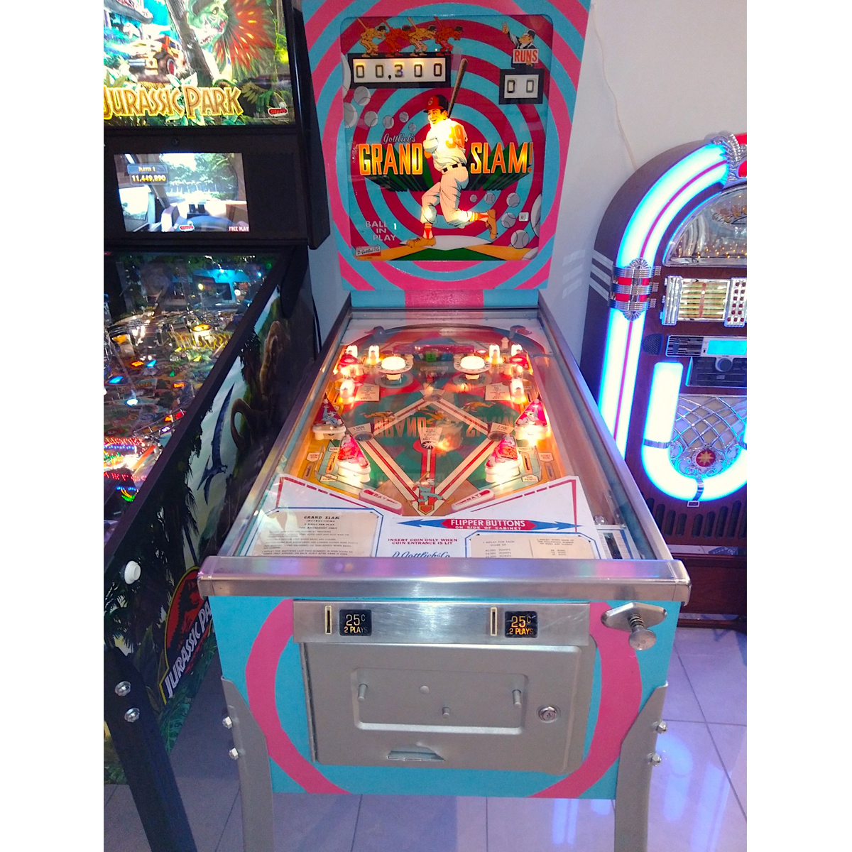 boble Skelne Nord Grand Slam Pinball Machine - Elite Home Gamerooms | Order Now!