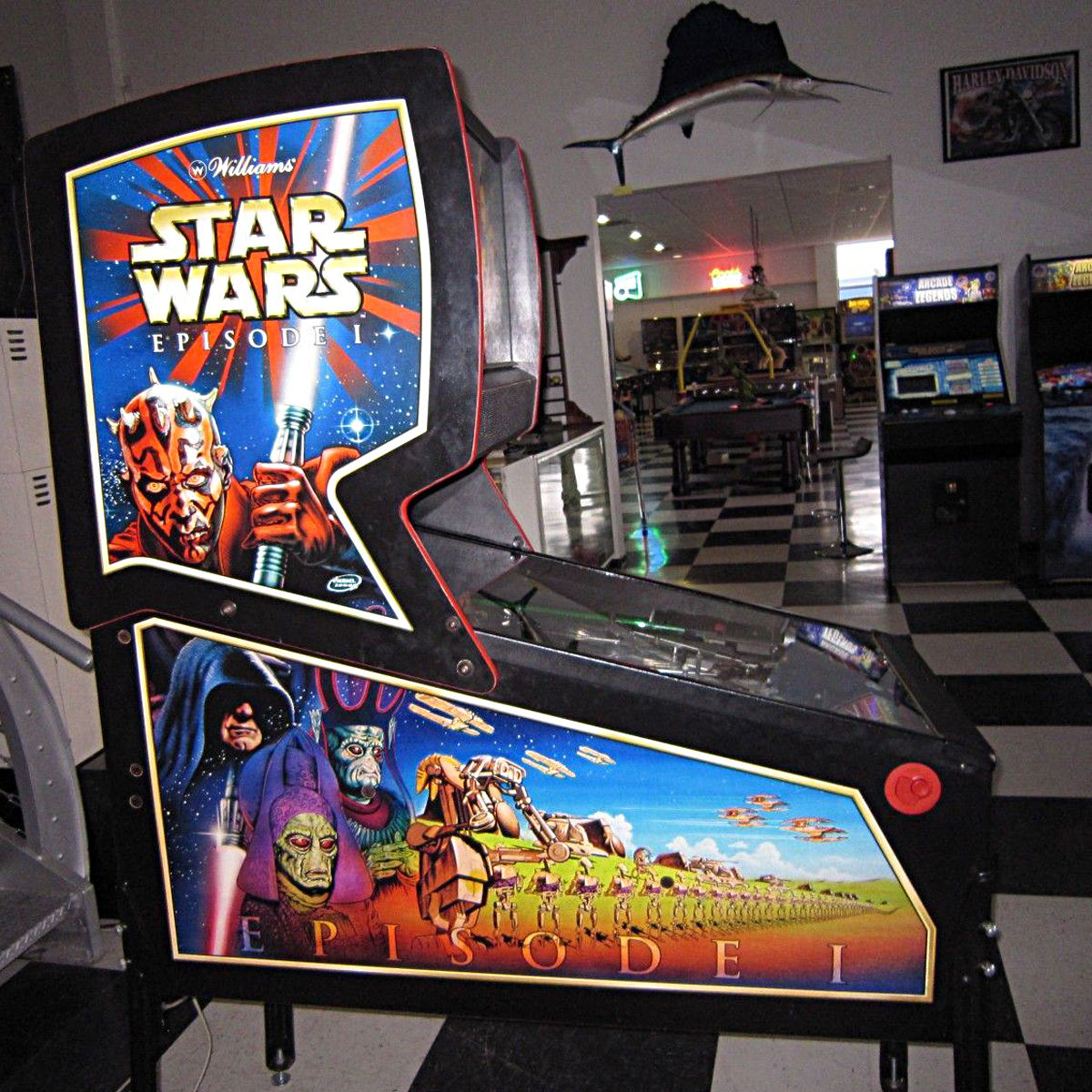Star Wars Episode I Pinball Machine Elite Home Gamerooms Order Now