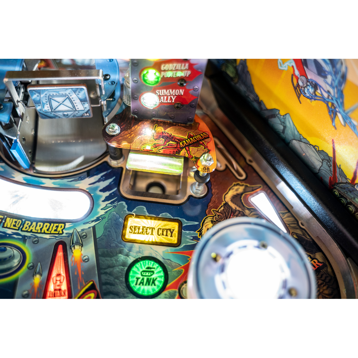 Godzilla Pinball Limited Edition Elite Home Gamerooms