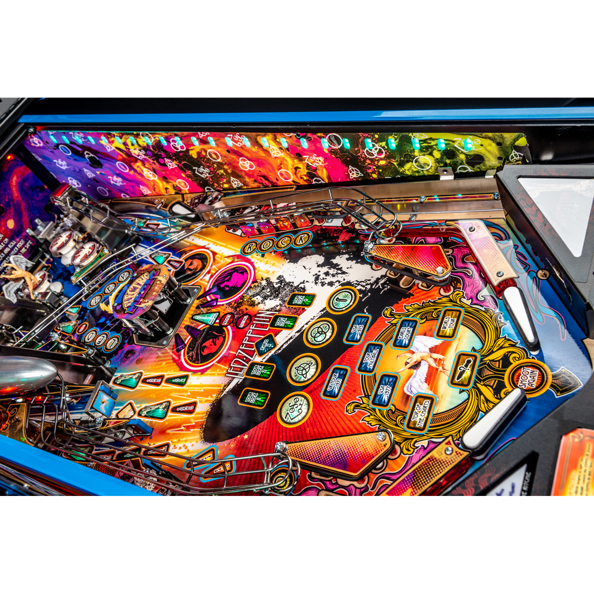 Led Zeppelin Limited Edition Pinball Machine Elite Home Gamerooms