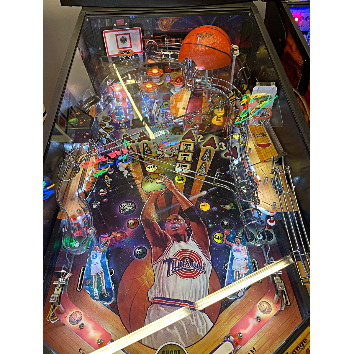 Space Jam Pinball Machine Elite Home Gamerooms