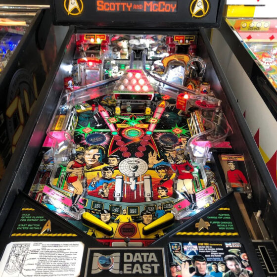Star Trek Pinball Machine Data East Elite Home Gamerooms