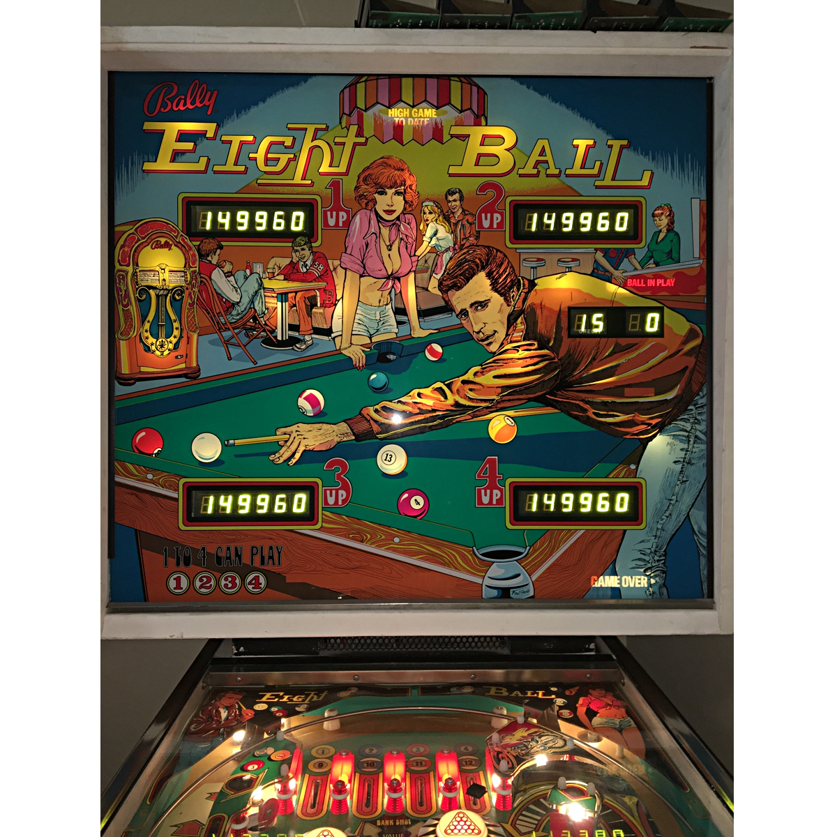 Eight Ball Pinball Machine Elite Home Gamerooms Order Now!