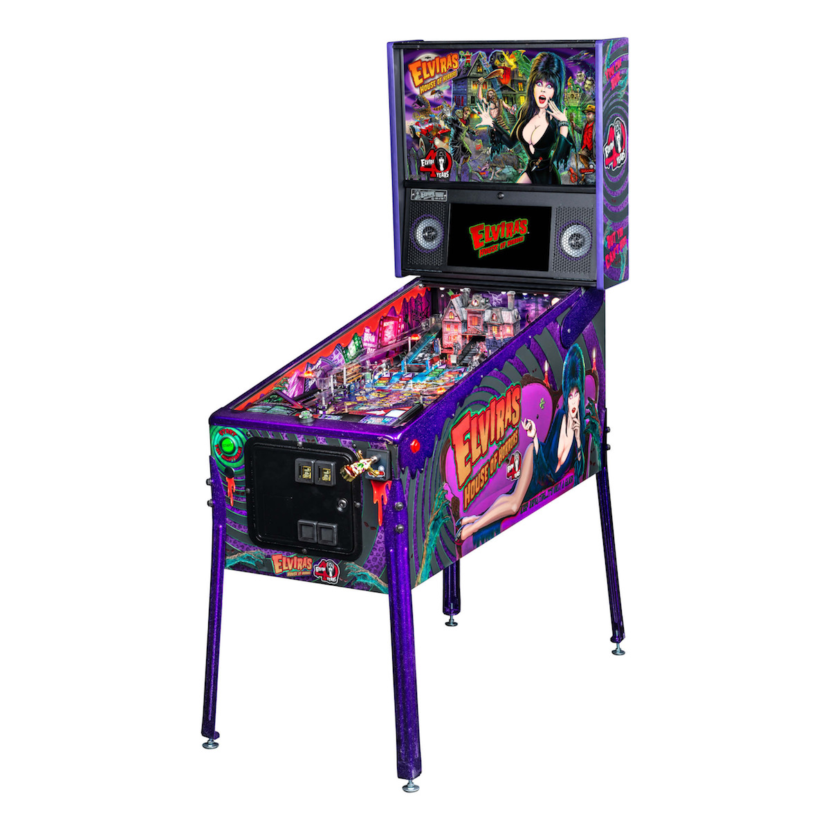 Elvira’s House of Horrors 40th Anniversary Edition Pinball Machine