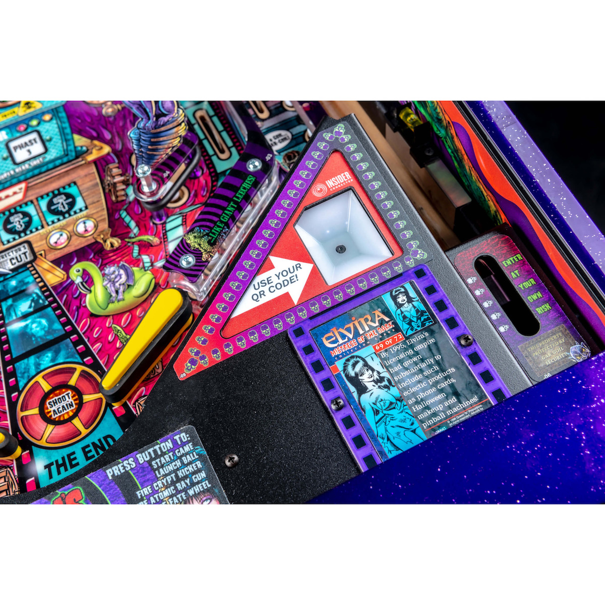 Elvira’s House of Horrors 40th Anniversary Edition Pinball Machine