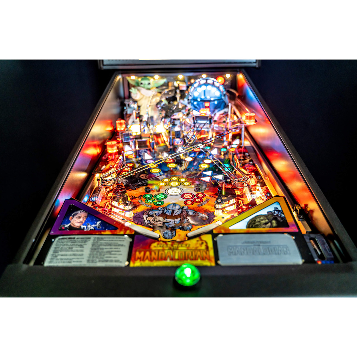 Mandalorian Premium Pinball Machine Elite Home Gamerooms