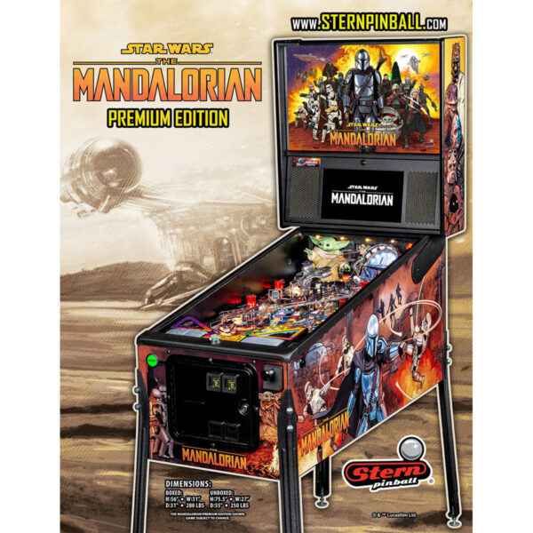 Mandalorian Premium Pinball Machine