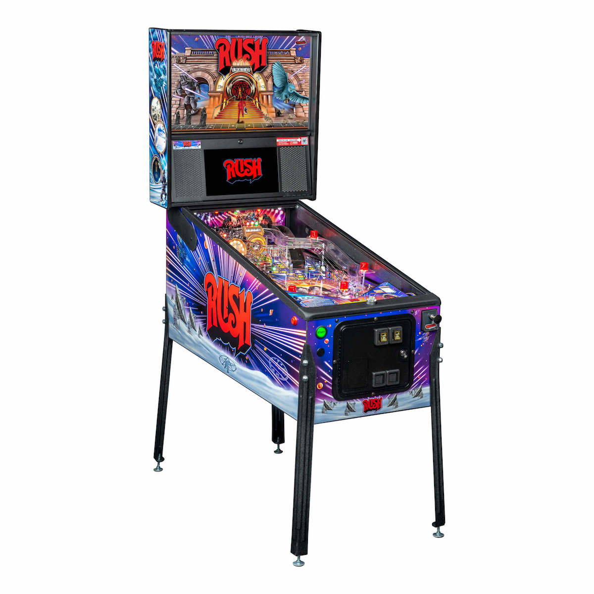 Rush Premium Pinball Machine Elite Home Gamerooms