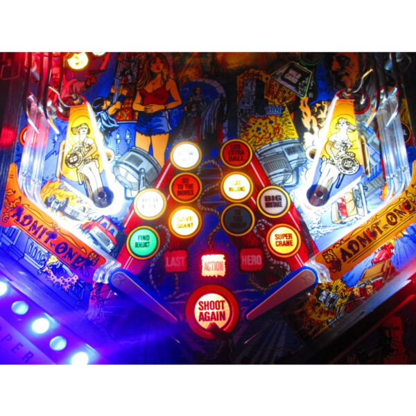 Las Action Hero Pinball Machine 4 600x600 - Last Action Hero Pinball Machine