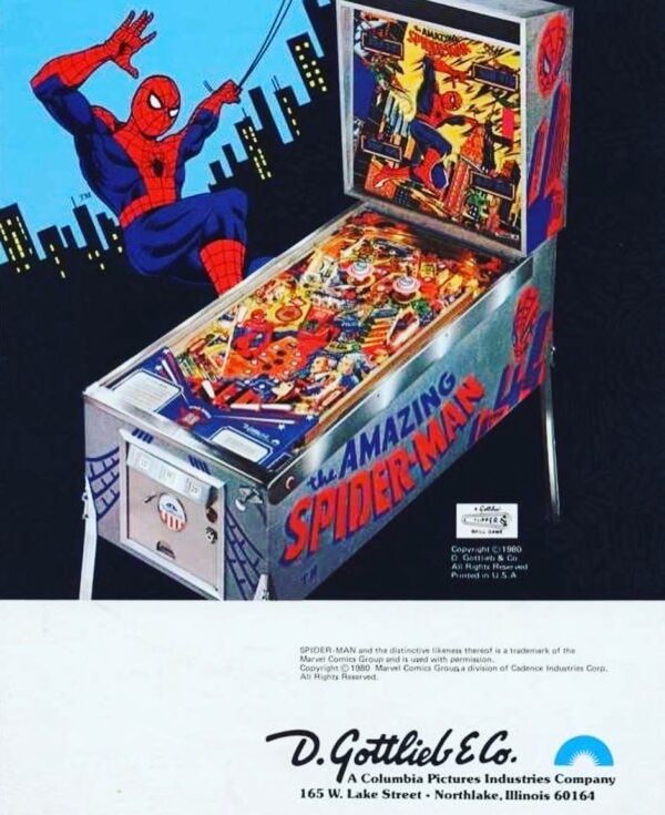1C708960 3CB7 450B 8C9A F87C78E3F1CF 600x735 - The Amazing Spider-Man Pinball Machine