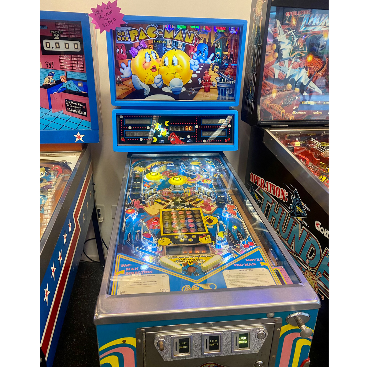 Mr. Mrs. Pac Man Pinball 1 - The Amazing Spider-Man Pinball Machine