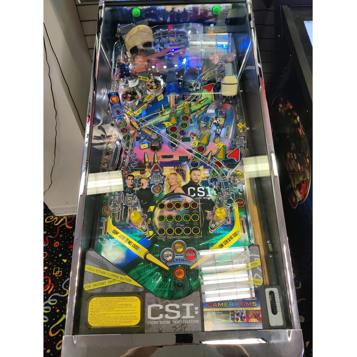 CSI Pinball Machine 1