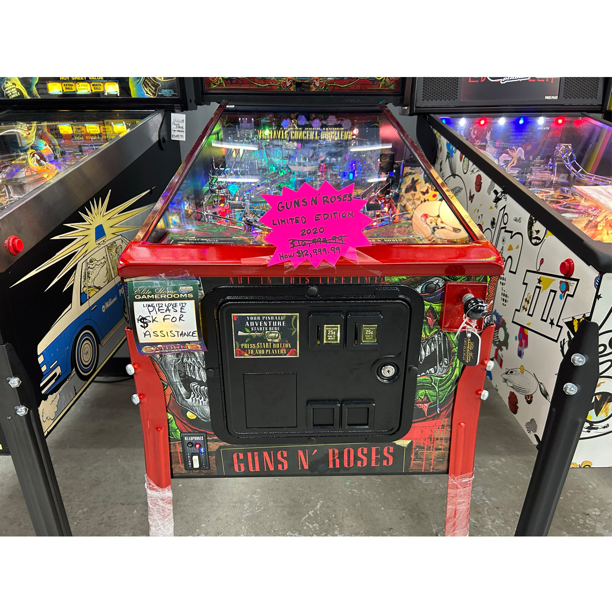 Guns N’ Roses Pinball Machine 11