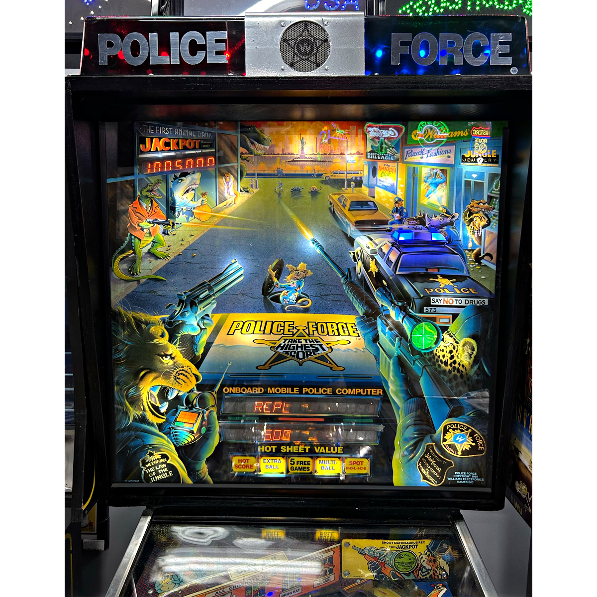 Police Force Pinball Machine 2
