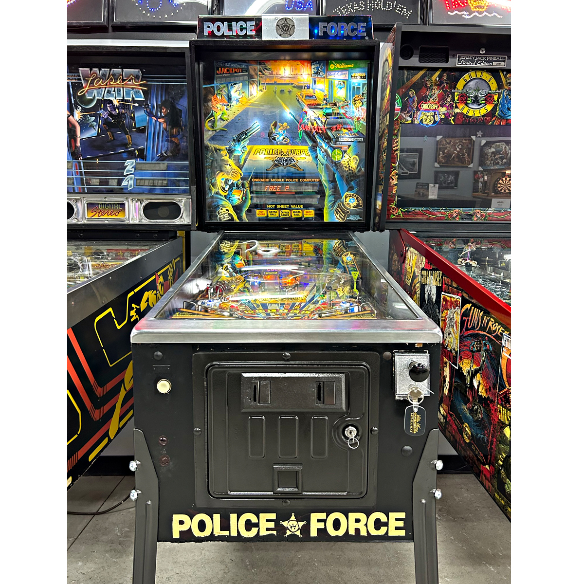 Police Force Pinball Machine 7