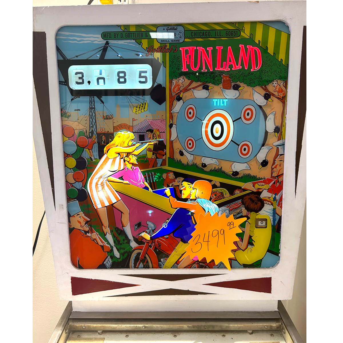 Fun Land Pinball Machine 4