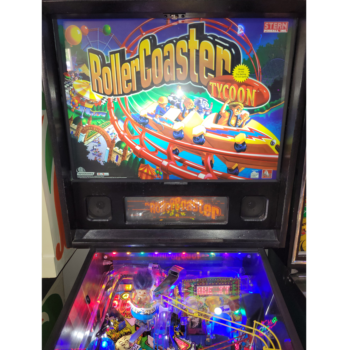 Roller Coaster Tycoon Pinball Machine 1