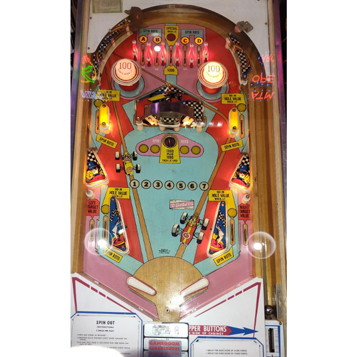 Spin Out Pinball 12