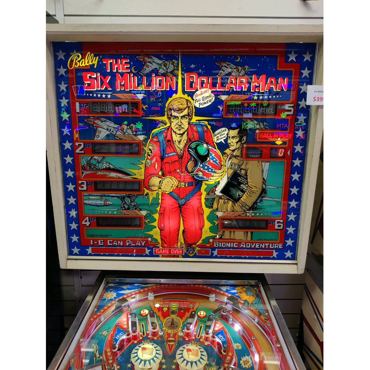 The Six Million Dollar Man Pinball Machine 2