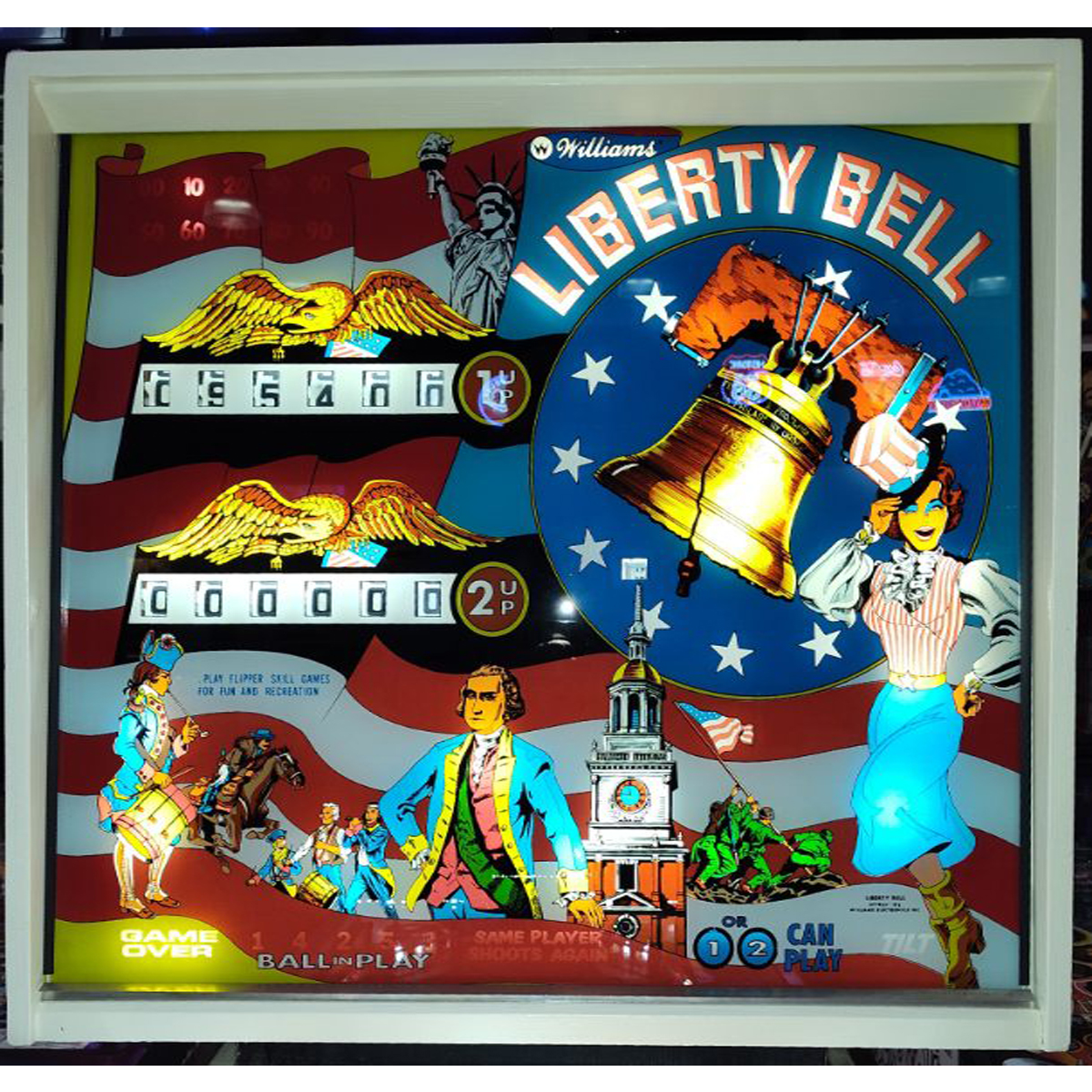 Liberty Bell Pinball Machine 1