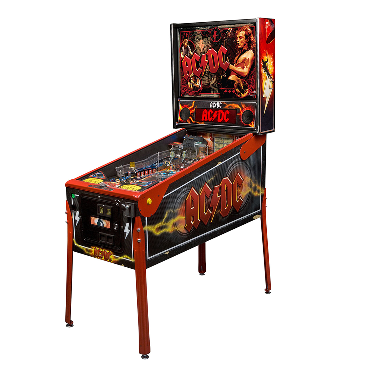 AC/DC Premium Pinball Machine - Upgraded! - Elite Home Gamerooms