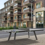 Eden Outdoor Stationary Table Tennis Table 8